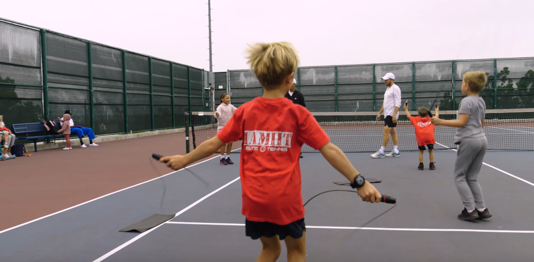 TMX student jumping rope