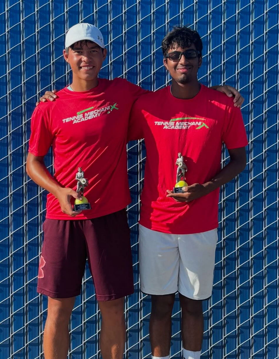 TMX Doubles partners with a trophy